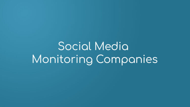 Media Monitoring Companies